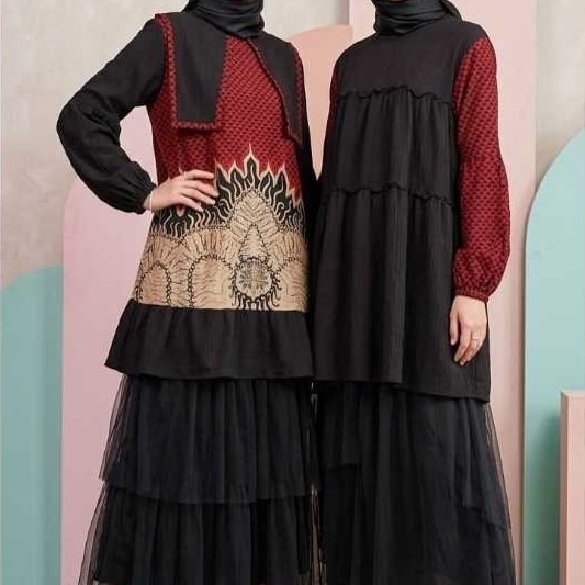 Batika tunik | Outfit kondangan terbaru | tunik batik kekinian