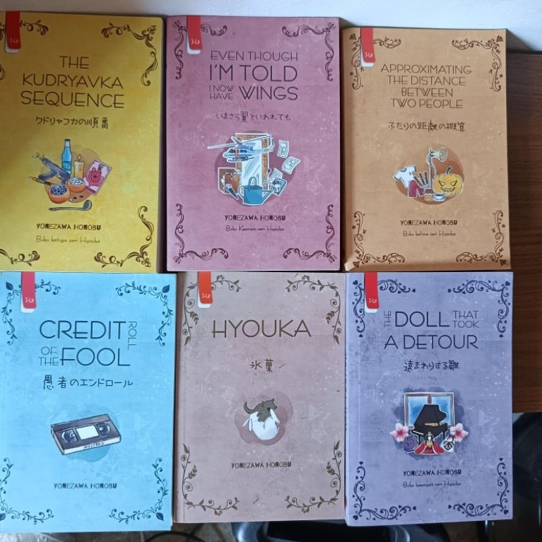 preloved novel hyouka set volume 1-6