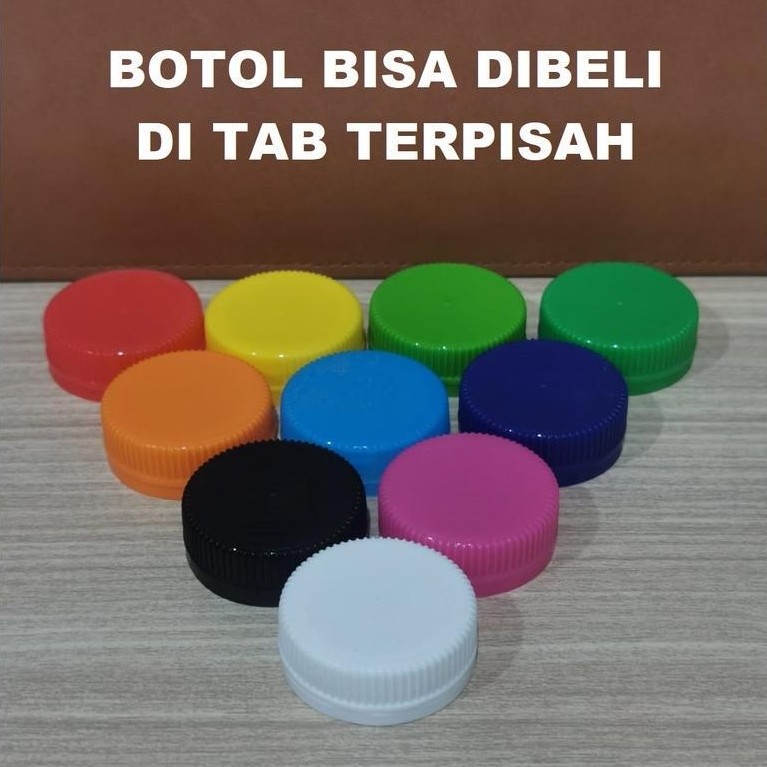 VELLURASHOP TUTUP SN SHORT NECK BOTOL PLASTIK ALMOND - PIR - CANTIK - CABE - SHORT NECK TERLARIS