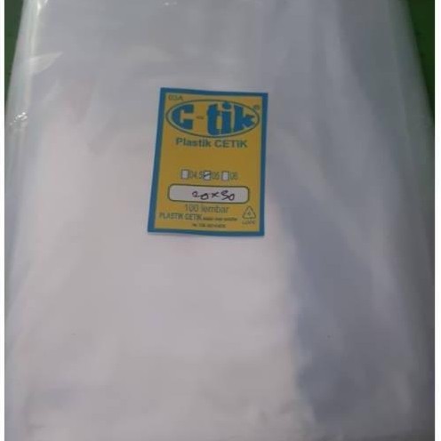 Plastik Klip 20X30 Cm Tebal 0.5 / Plastik Klip Besar / Plastik Klip Tebal