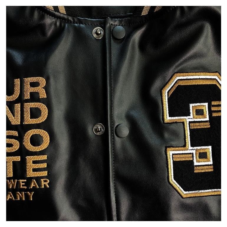 CUCI GUDANG X Urband Absolute Jaket Varsity Leather Sintetis A505