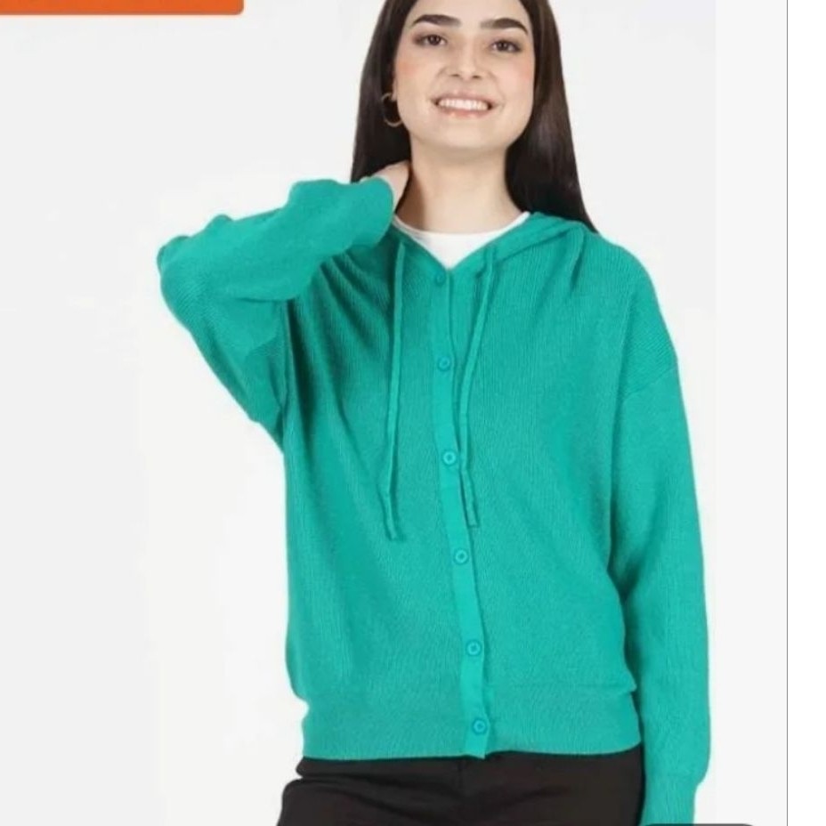 Cardi Rajut Hoodie Original Novel Mice All Size