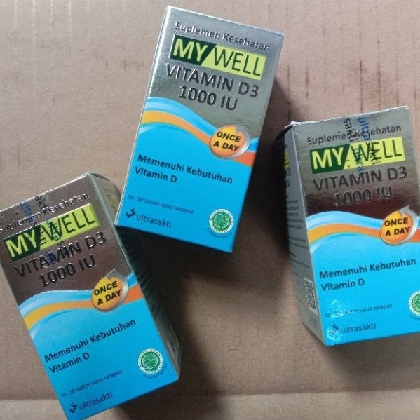 My Well Vitamin D3 1000 Iu / Mywell D3 4000 Iu