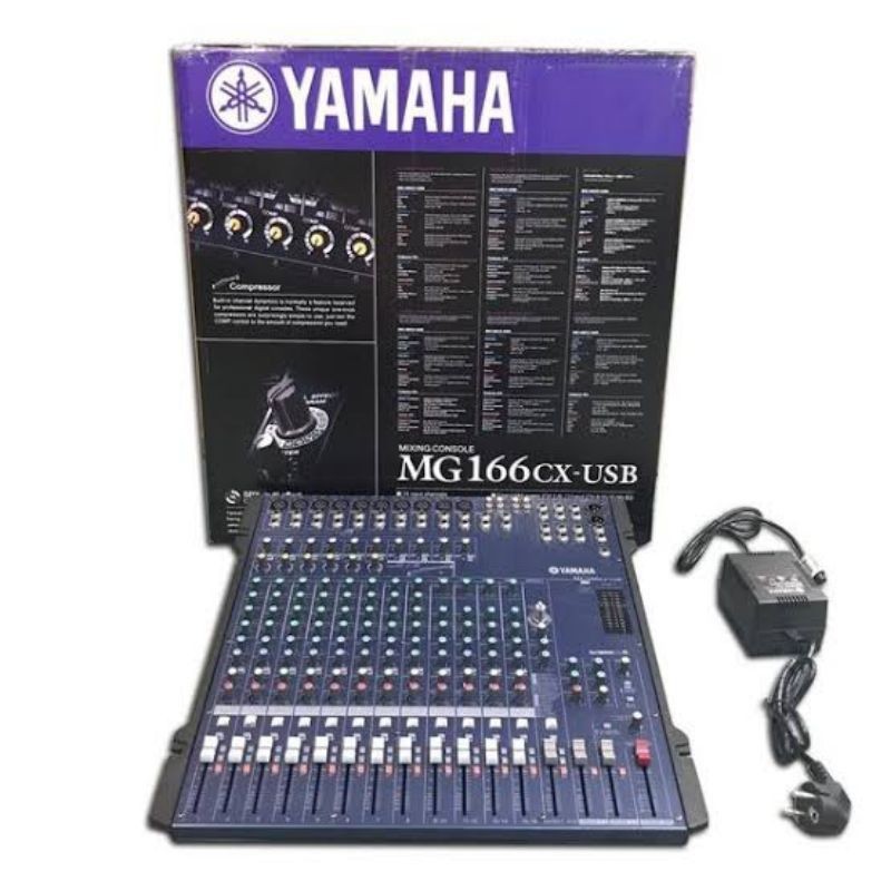MIXER AUDIO YAMAHA 16 CHANNEL MG166CX PLUS EFFEK VOCAL MG 166 CX
