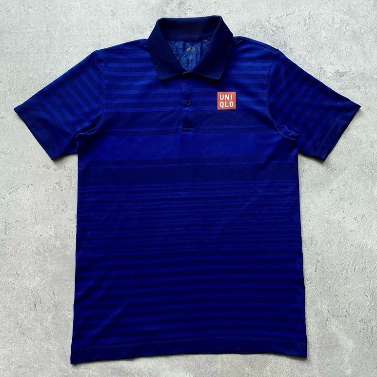 Vintage Uniqlo Tennis Kei Nishikori baju tenis padel