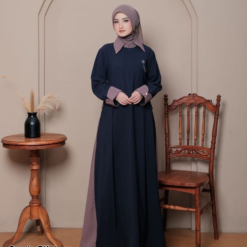 Gamis Bilqis cantik simple polos elegan