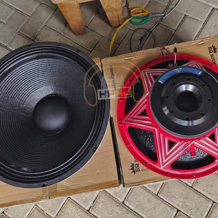 Speaker KOMPONEN SOUNQUEEN 18 HRX 100 18 Inch Speaker 18 Inch SQ 18HRX100