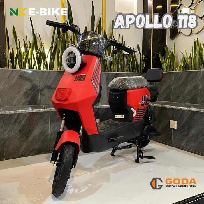 SEPEDA LISTRIK GODA APOLLO 118 - Hitam