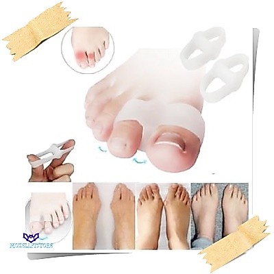 Original pelurus jempol jari kaki bunion type 2 jari konektor kaki gel silicone bunion hallux valgus