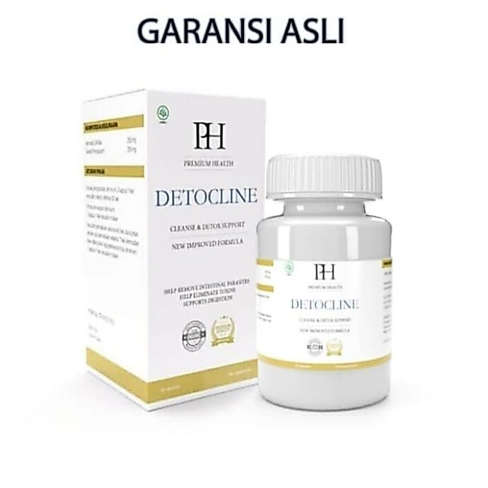 ( Terlaris ) DETOCLINE ORIGINAL CLEANSE & DETOX SUPPORT OBAT HERBAL ANTI PARASIT