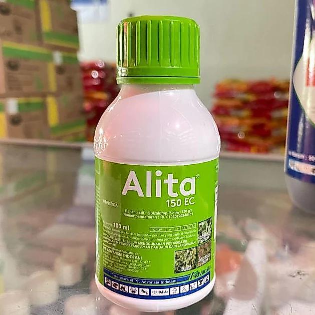 Herbisida Alita 100ml 150EC Herbisida Selektif Pra Tumbuh untuk Bawang Merah, Kacang Ijo, Kedelai,