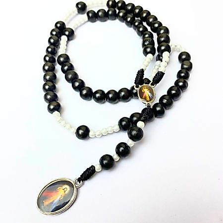 Rosario kerahiman/koronka series kayu hitam