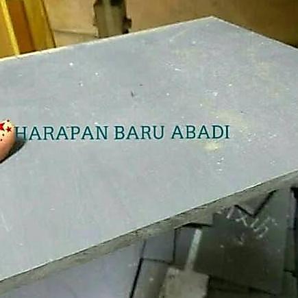 PVC Sheet Abu-Abu 3mm x 45cm x 65cm / PVC Sheet Grey