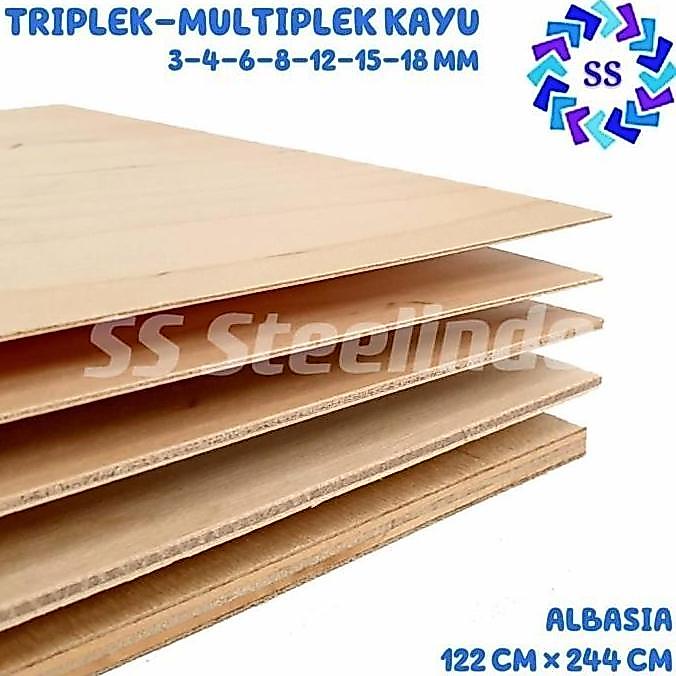 Edificio- Triplek / Multiplek 3Mm 4Mm 6Mm 8Mm 12Mm 15Mm 18Mm Dan Melamine