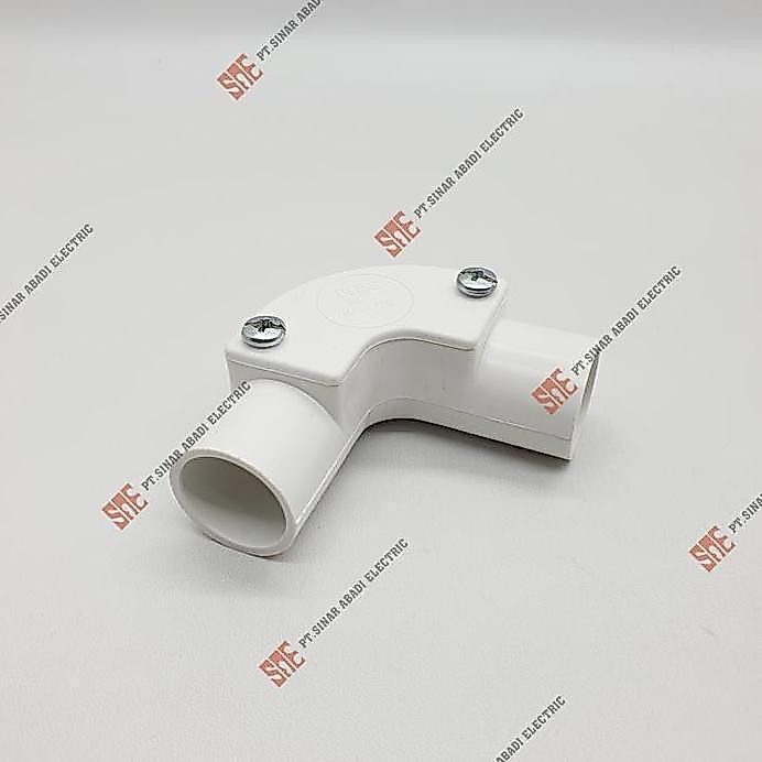 Elboh Elbow L Pipa Conduit Listrik Boss 20mm