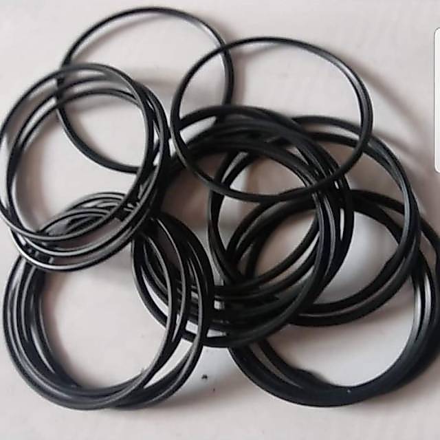 Gelang Karet Hitam Polos Bulat Gelang Asesoris Karet Hitam Gelang