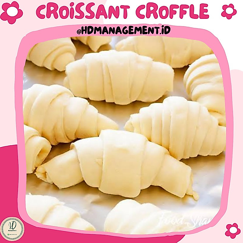 HD Management Adonan Croissant Croffle 30gr Margarin Butter Bonchef Bonpatis