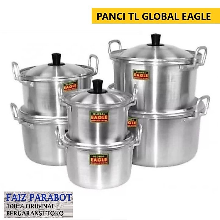 dandang TL almunium Global eagle  / paramount panci masak air