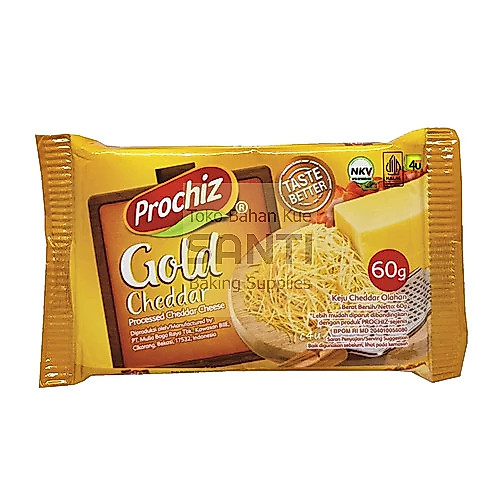 Prochiz Gold Mini | Keju Cheddar Olahan Sachet | 60 Gram