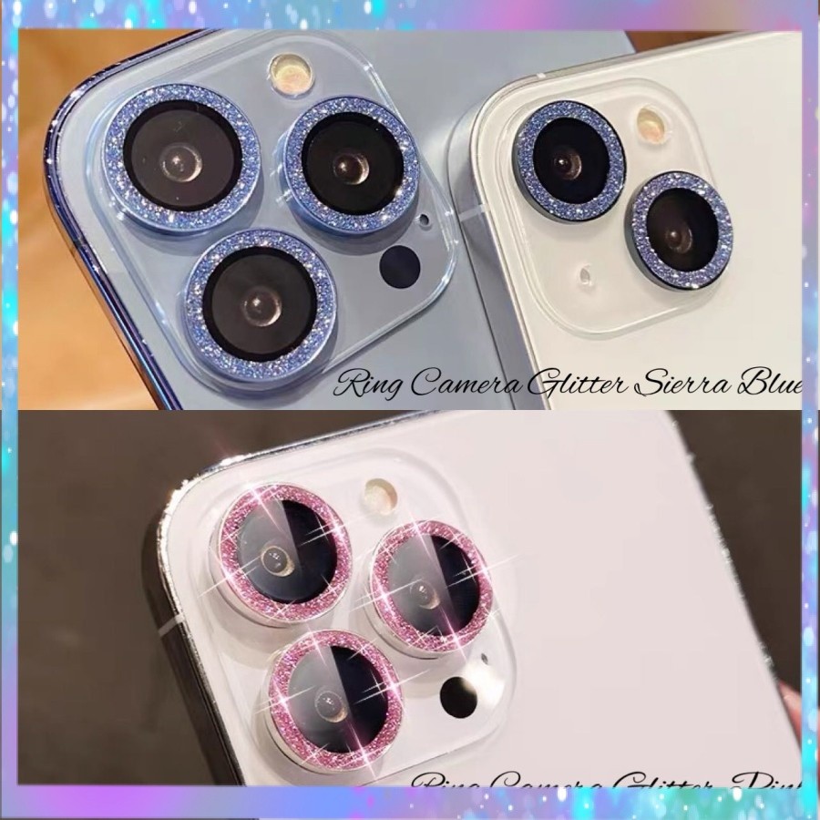 Terbaru RING CAMERA GLITTER IPHONE 13 MINI IPHONE 13 IPHONE 13 PRO IPHONE 13 PROMAX PRJ BISA COD TER