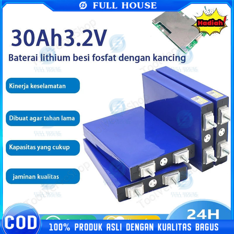 Baterai Lifepo4 3.2V 30Ah Elektrik Baterai Lithium LIFEPO4 DISCHARGE CAPACITY TEST PROVE Baterai Lit