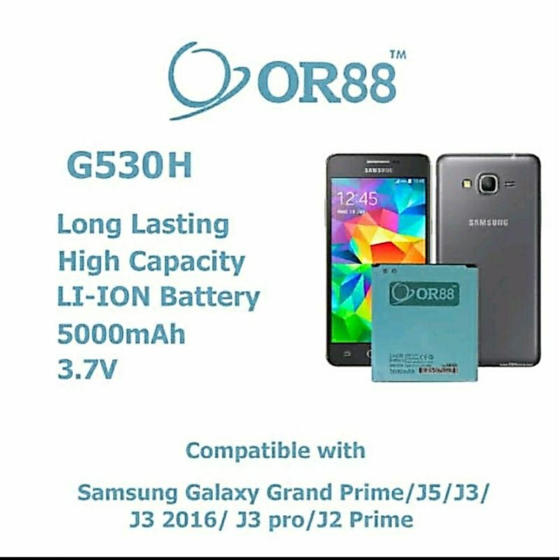 Baterai ORIENS Double Power 2 IC SAMSUNG PRIME/J2PRIME/J3/J5/J2PRO DLL