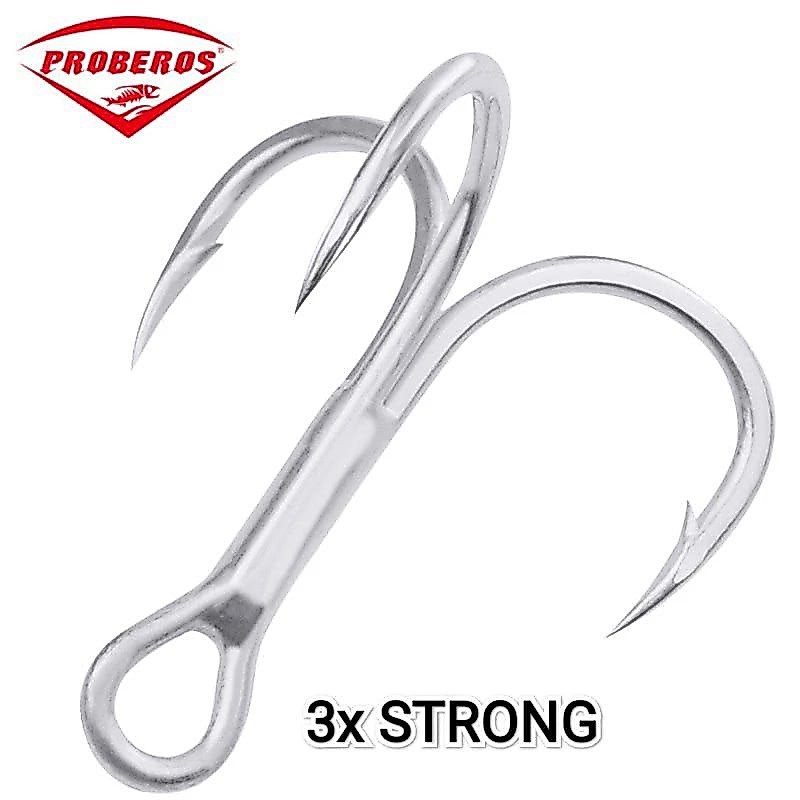 Treble Hook Minnow 3x Strong BKB Proberos Ultralight UL