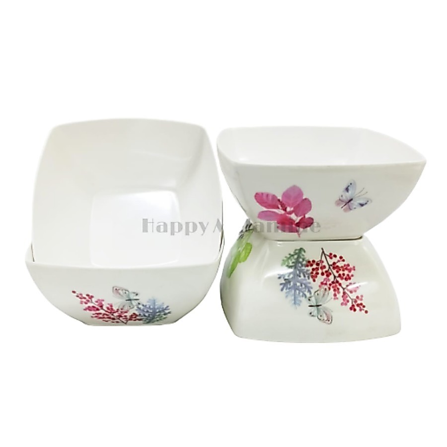 Mangkok Melamine Persegi 7" Merk Onyx