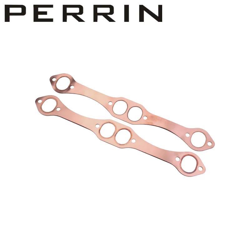 Oval Port Copper Header Exhaust Gaskets for Chevy SB 327 305 350 383 Reusable