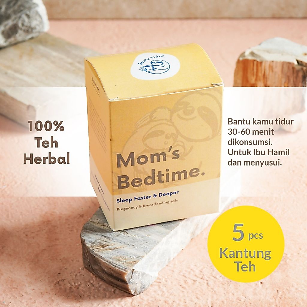 Sleepy Mama/Mom's Bedtime - Kantung teh ibu hamil atau menyusui relax teh tidur herbal lemon balm