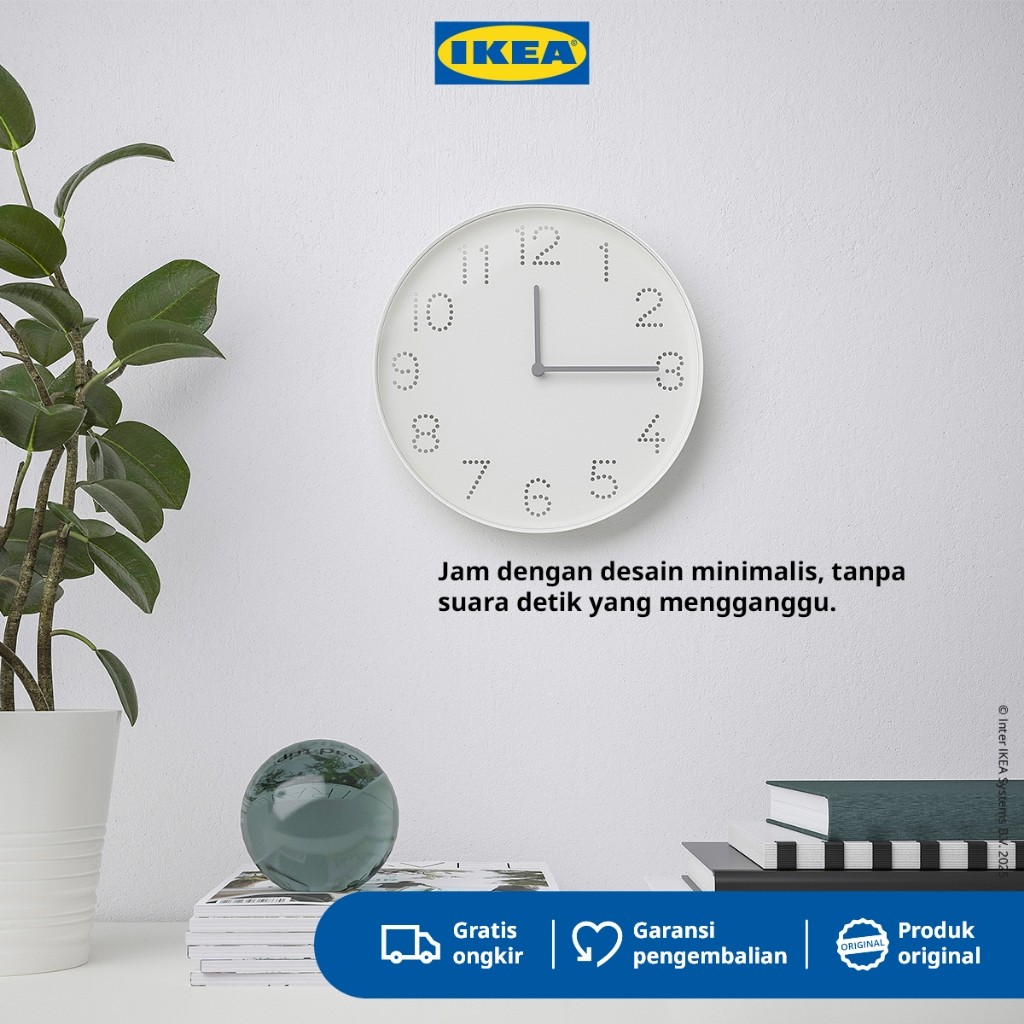 IKEA Tromma Jam Dinding Minimalis Desain Unik