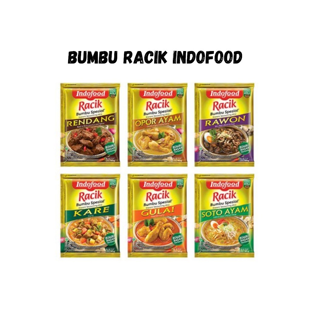 Bumbu Racik Indofood Bumbu Basah Racik Instan