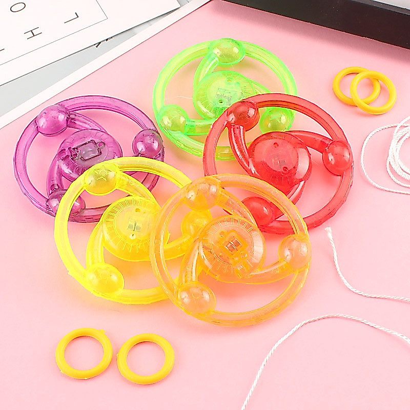 Gasing Plastik Mainan Jadul Anak / Mainan Gangsing Jantra Led Gasing Tarik Bisa Nyala