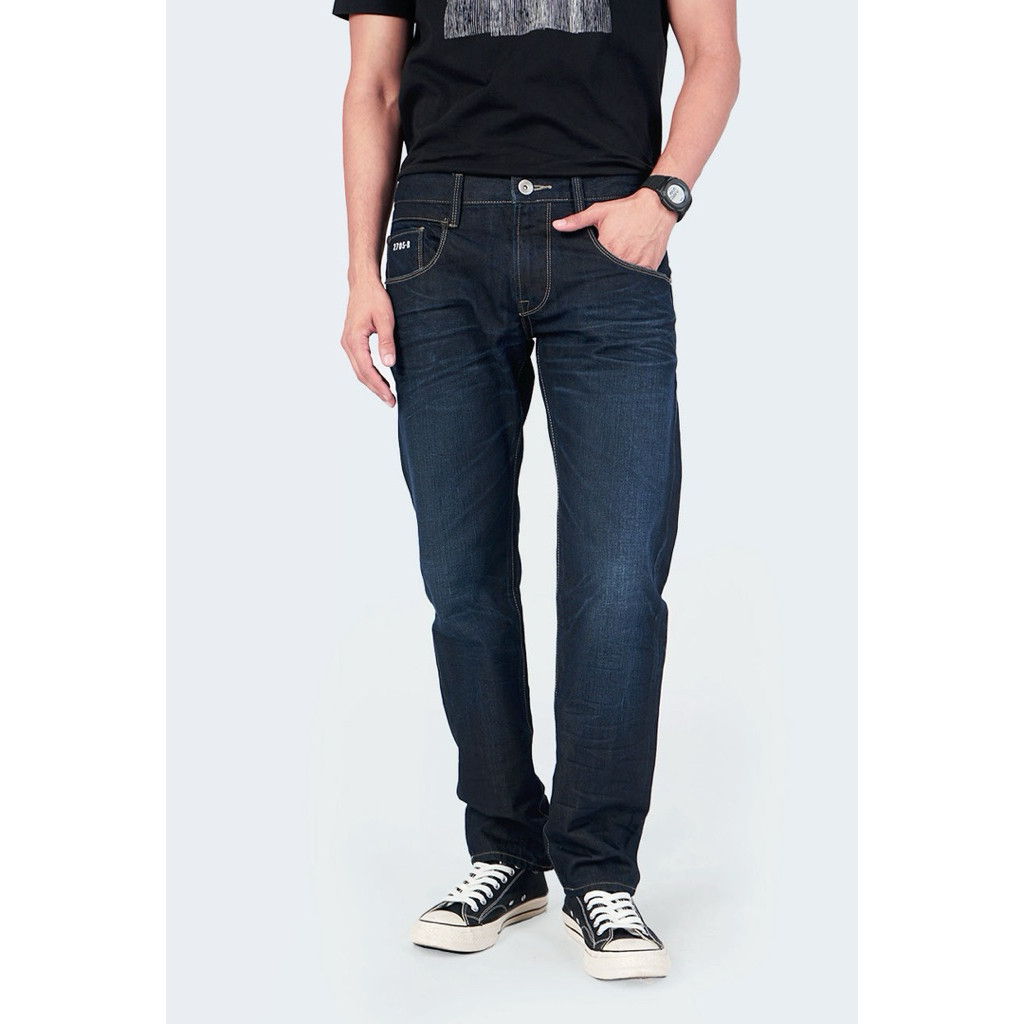 BOMBBOOGIE JEANS I8 ORIGINAL MATAHARI Slimfit Series Dark Blue - tag. 799.900