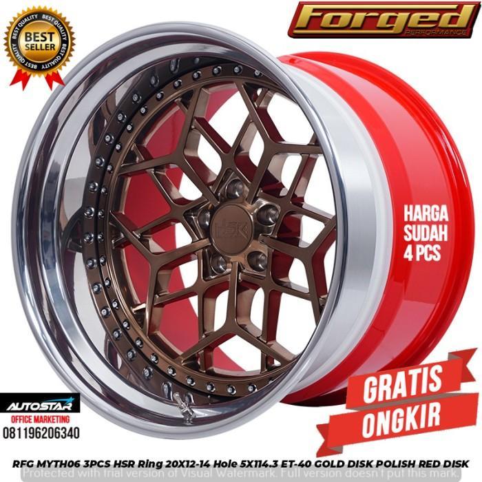 VELG MOBIL MODEL CELONG 3PC HSRWHEEL-FORGED R20 PCD 5X114,3
