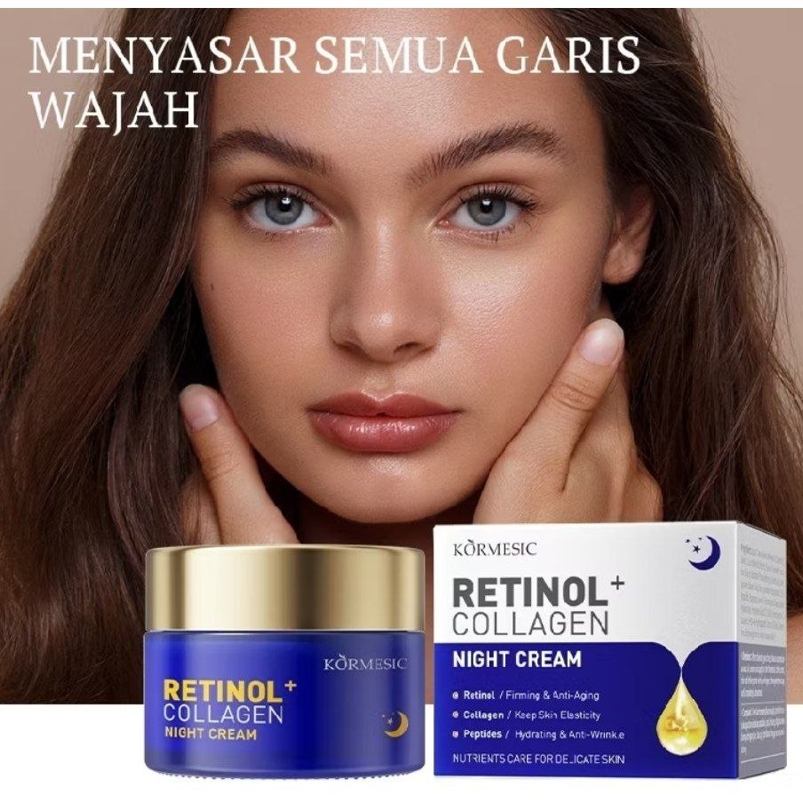 Retinol Collagen Cream BPOM / night cream retinol collagen BEST SELLER | EG
