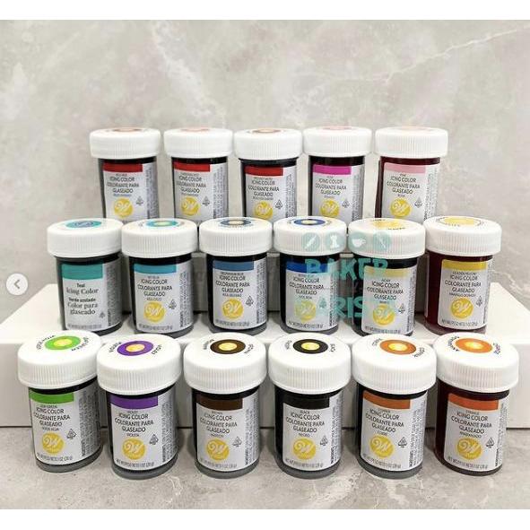 Wilton icing color / pewarna wilton 1oz wilton coloring - Rose
