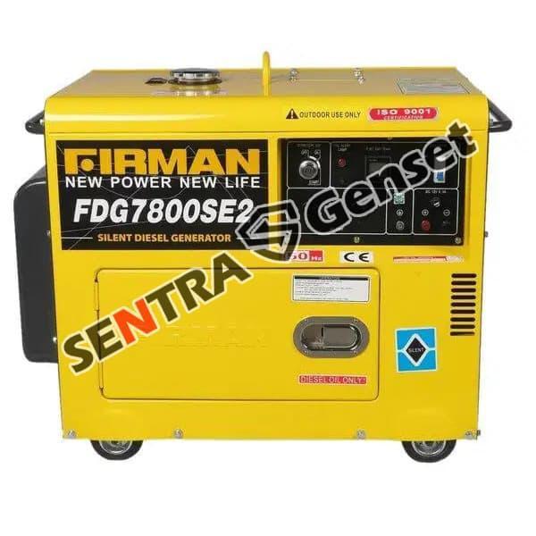 PROMO Genset solar Silent Firman 5000 WATT. FDG 7800 SE2. Diesel Solar