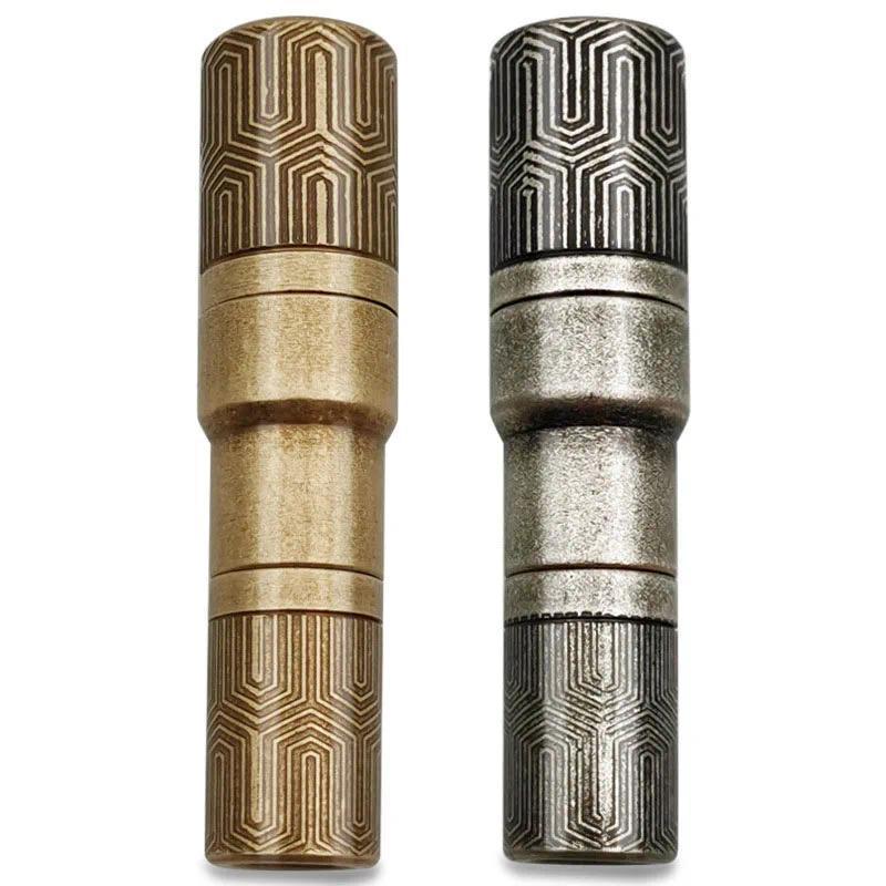 Pure Copper Cigar Drill Copper And Stainless Steel Frosted Double Bit Cigar Drill Sharp Multi-bore P