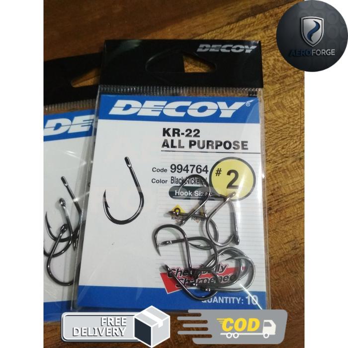 Mata Kail Pancing Decoy KR-22 Black Nickeled Mancing - 1