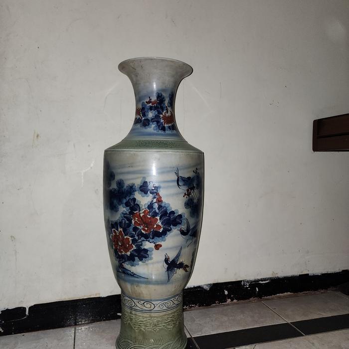 guci kuno besar langka antik tinggi 120cm