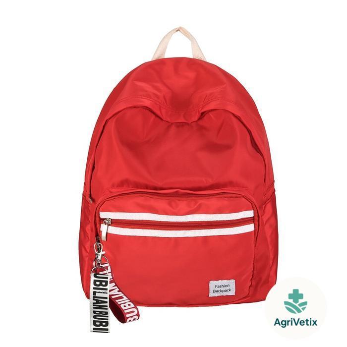 Unisex Korean Style Backpack Gusion / tas ransel wanita Nilon Tas sekolah remaja tumbrl ulzzang - Me