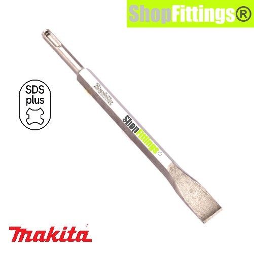LEMUSHOP Makita Mata Bor Bobok Beton Pahat Gepeng SDS PLUS + 20 x 250 mm Hammer Cold Chisel D 08729