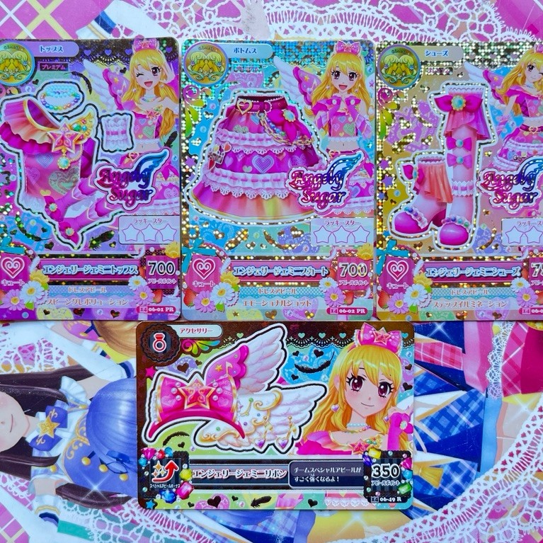 Kartu Aikatsu Premium Angely Gemini Set 2Wings Ichigo Hoshimiya Angely Sugar Consellation Zodiak Zod