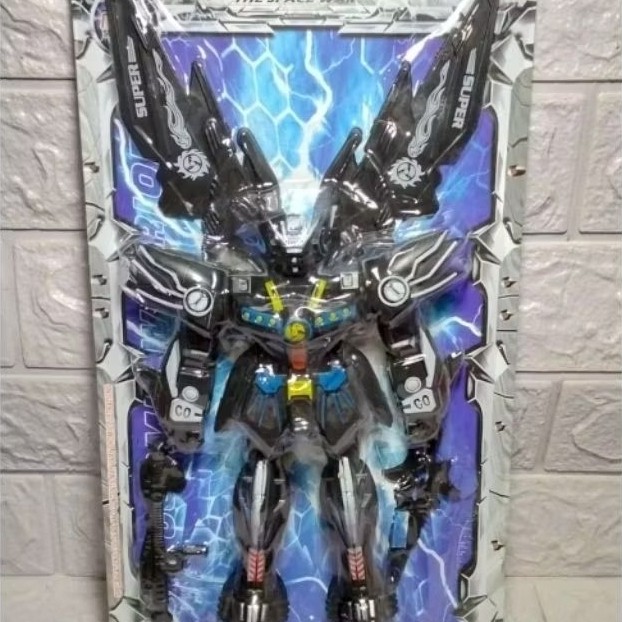 GOLDEN TOYS - MAINAN ROBOT GUNDAM SAMURAI TRANSFORMERS HITAM 2071