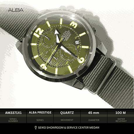 Alba Prestige AM3371 Chronograph Quartz