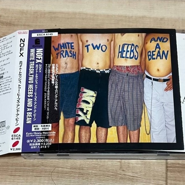 NOFX white trash two heebs and a been JAPAN punk