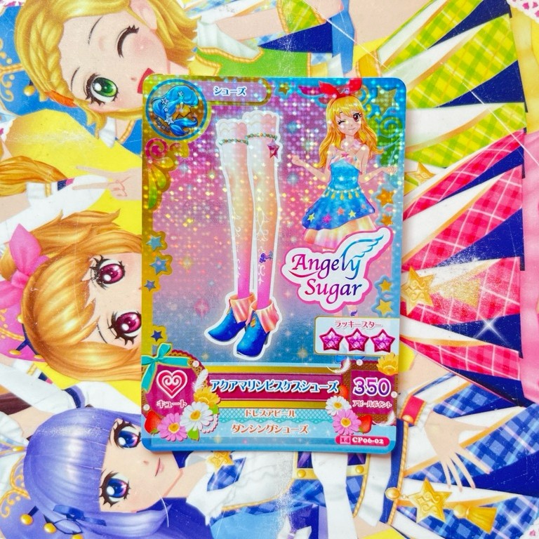 Kartu Aikatsu Campaign Jepang Ichigo Hoshimiya Aquamarine Pisces Shoes Consellation Zodiak Angely Su