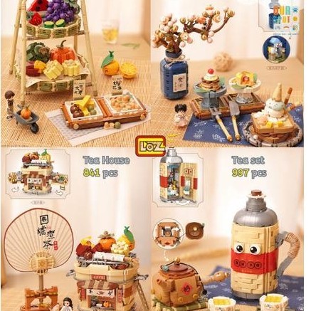 Terbatas LOZ Chinese food - LOZ ideas - Mini brick - Puzzle Block Bricks - Mainan Edukasi Anak