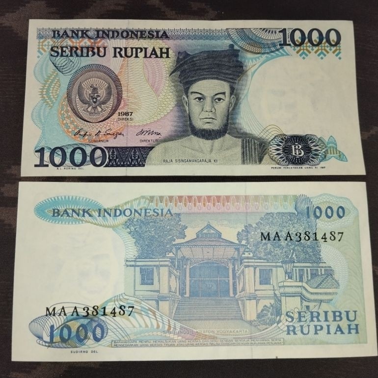 uang kertas kuno 1000 sisinga